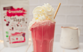Pink latte