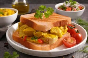 Sandwich poulet curry