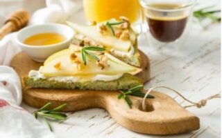 Toast fromage bleu & poire