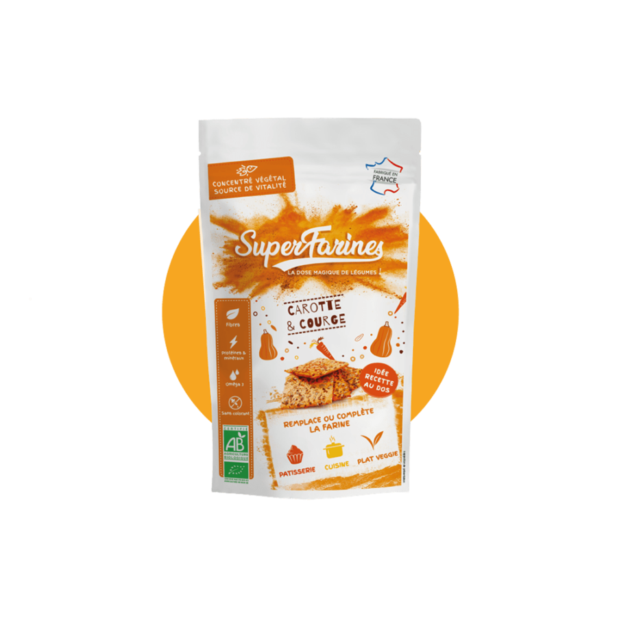 Super'Farine Orange CAROTTE-COURGE