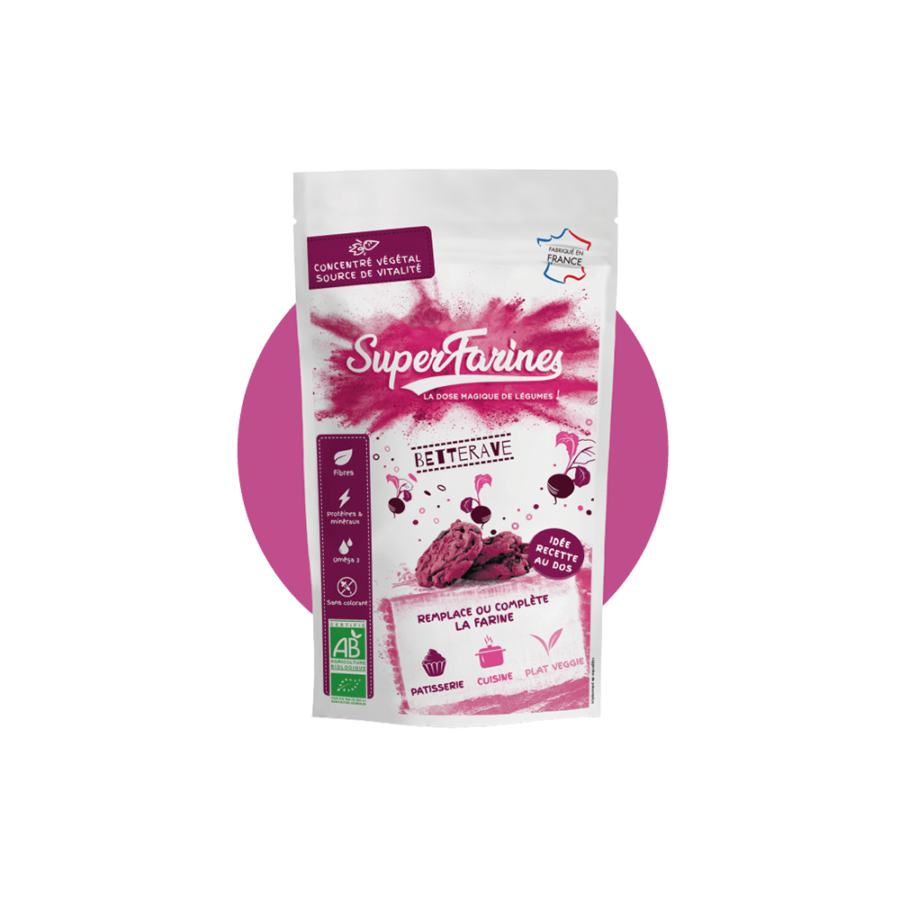 Super'Farine Rose BETTERAVE