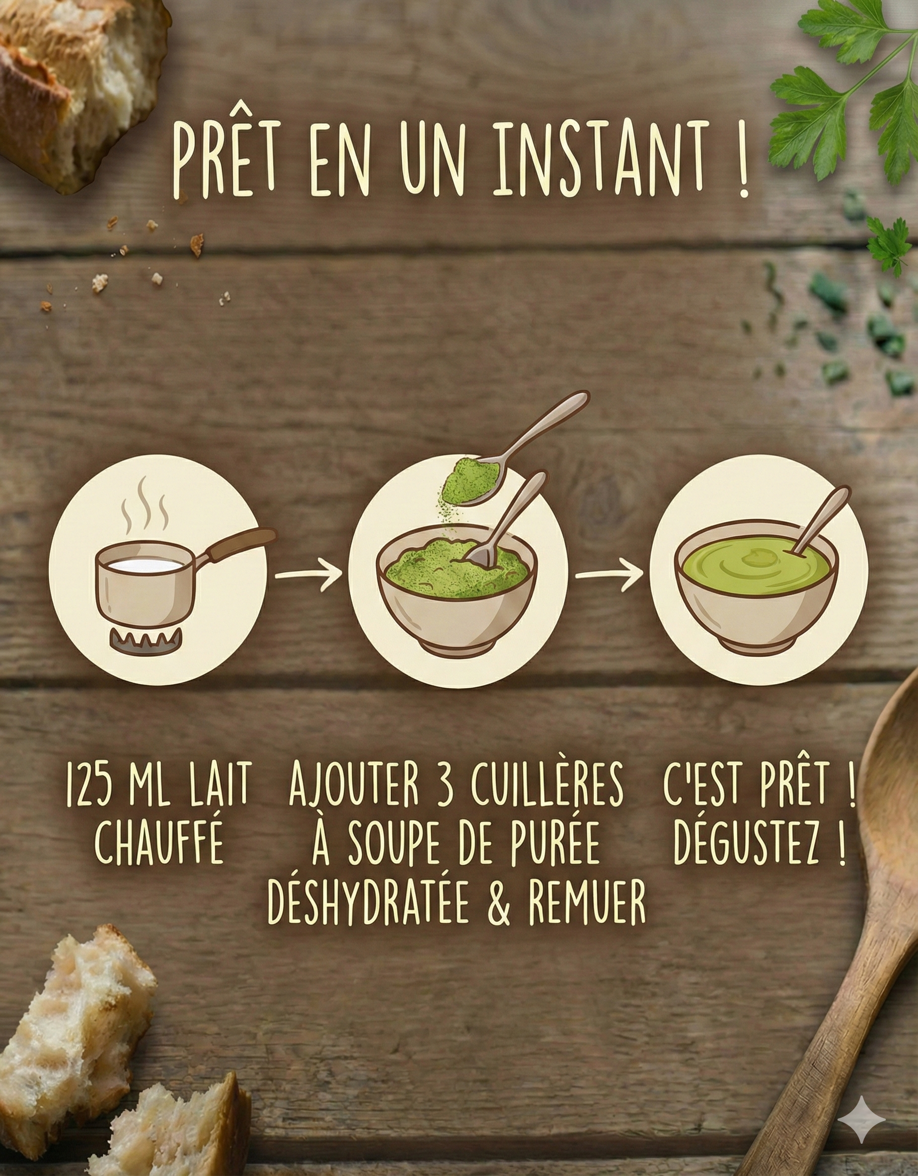 Préparation EXPRESS Purée Végétale Épinards – Image 3