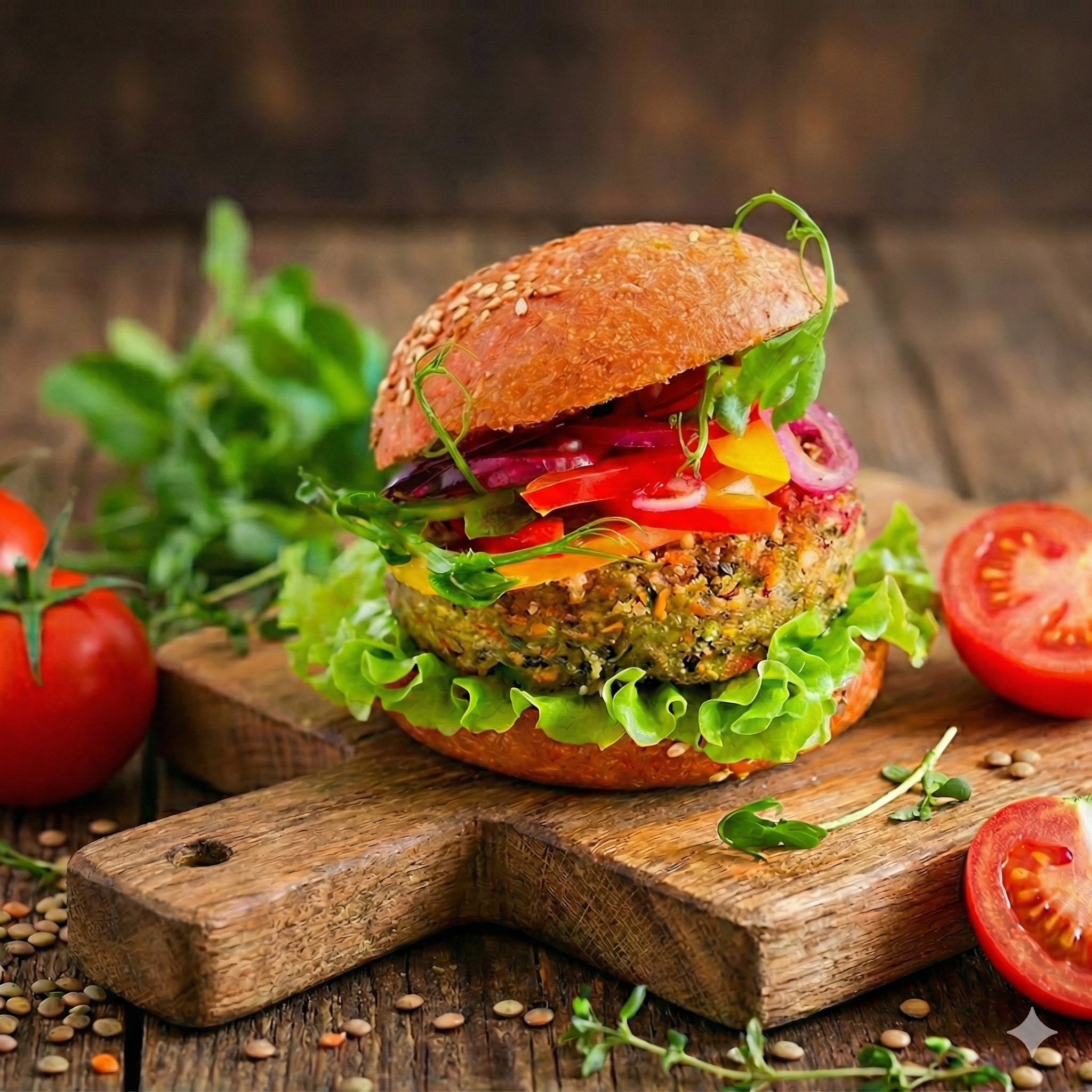Pain Burger légumes - Tomate, Thym – Image 2